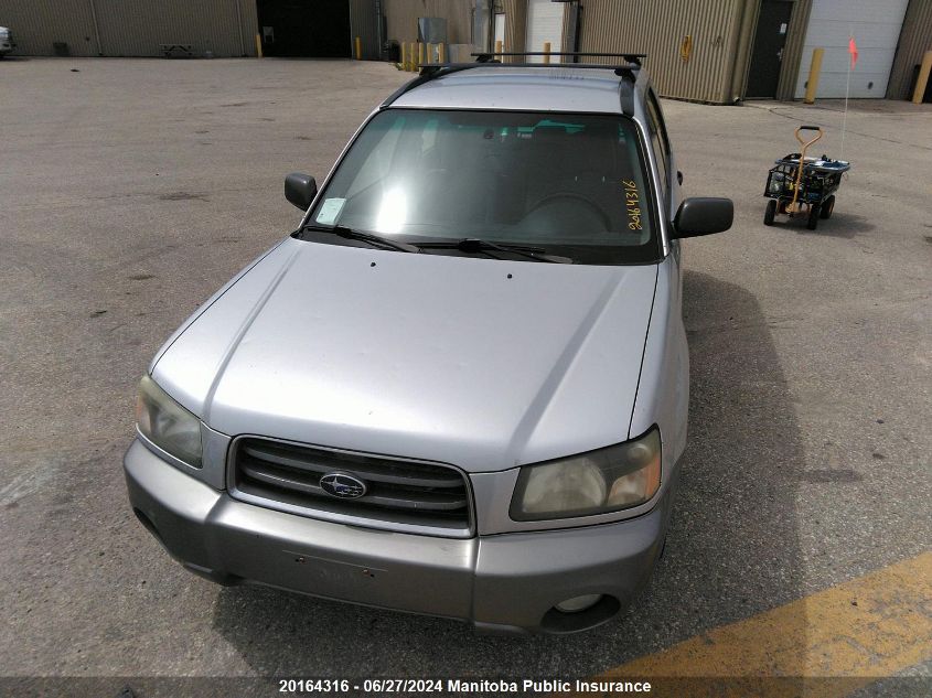 2003 Subaru Forester 2.5 Xs VIN: JF1SG65693H715620 Lot: 20164316