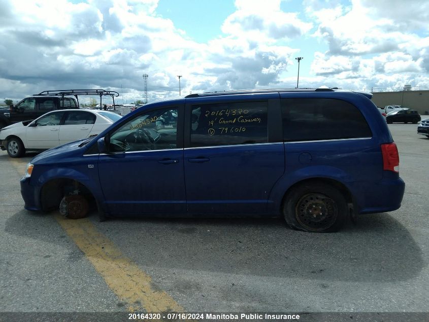 2019 Dodge Grand Caravan Sxt VIN: 2C4RDGCG5KR796010 Lot: 20164320