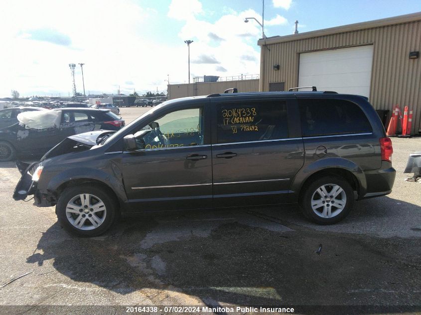 2017 Dodge Grand Caravan Crew VIN: 2C4RDGDG5HR792692 Lot: 20164338