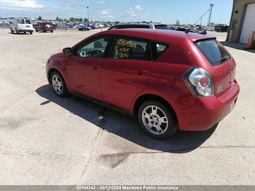 2010 Pontiac Vibe VIN: 5Y2SP6E08AZ420151 Lot: 20164342