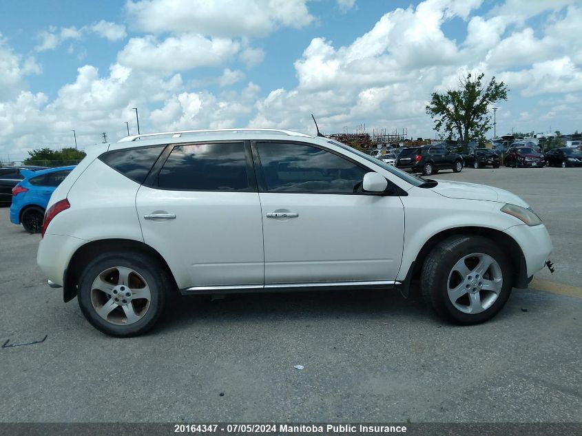 2006 Nissan Murano Se VIN: JN8AZ08WX6W508411 Lot: 20164347