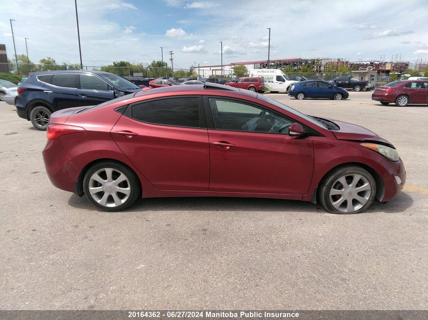 2012 Hyundai Elantra Limited VIN: 5NPDH4AE3CH121219 Lot: 20164362