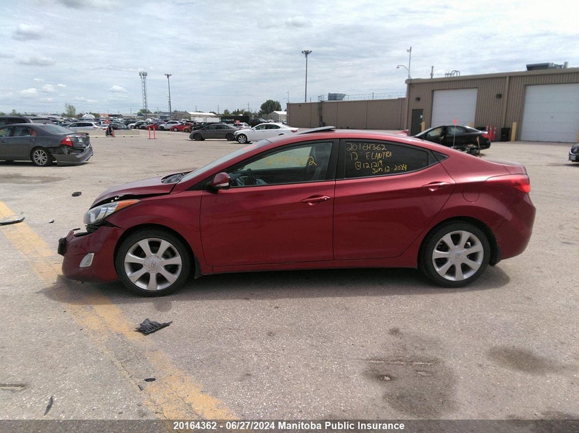 2012 Hyundai Elantra Limited VIN: 5NPDH4AE3CH121219 Lot: 20164362