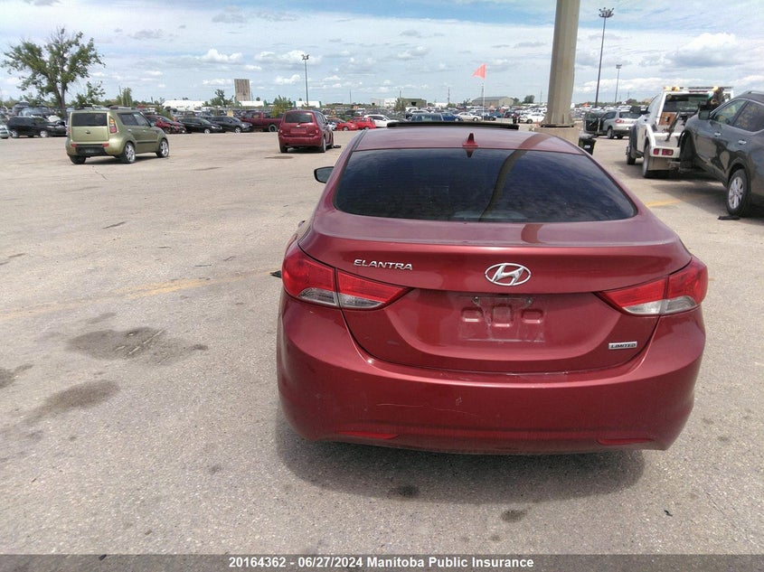 2012 Hyundai Elantra Limited VIN: 5NPDH4AE3CH121219 Lot: 20164362