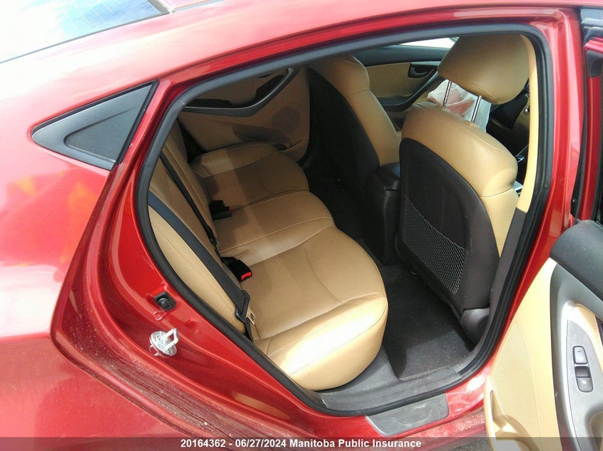 2012 Hyundai Elantra Limited VIN: 5NPDH4AE3CH121219 Lot: 20164362