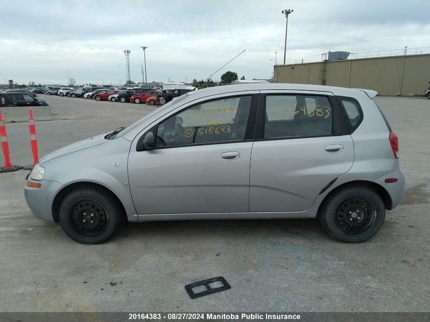 2006 Chevrolet Aveo Lt VIN: KL1TG69626B515623 Lot: 20164383