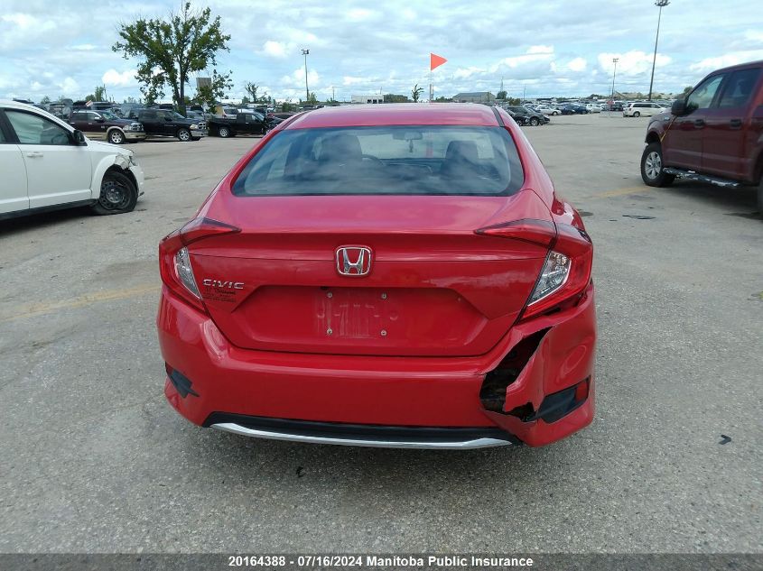 2020 Honda Civic Ex VIN: 2HGFC2F78LH022346 Lot: 20164388