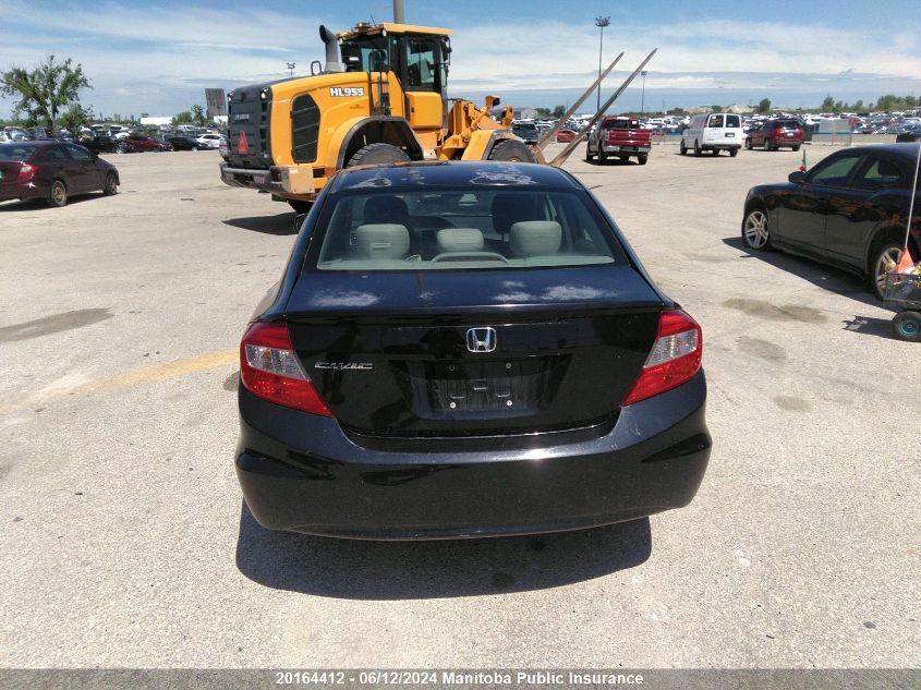 2012 Honda Civic Ex VIN: 2HGFB2F54CH056012 Lot: 20164412