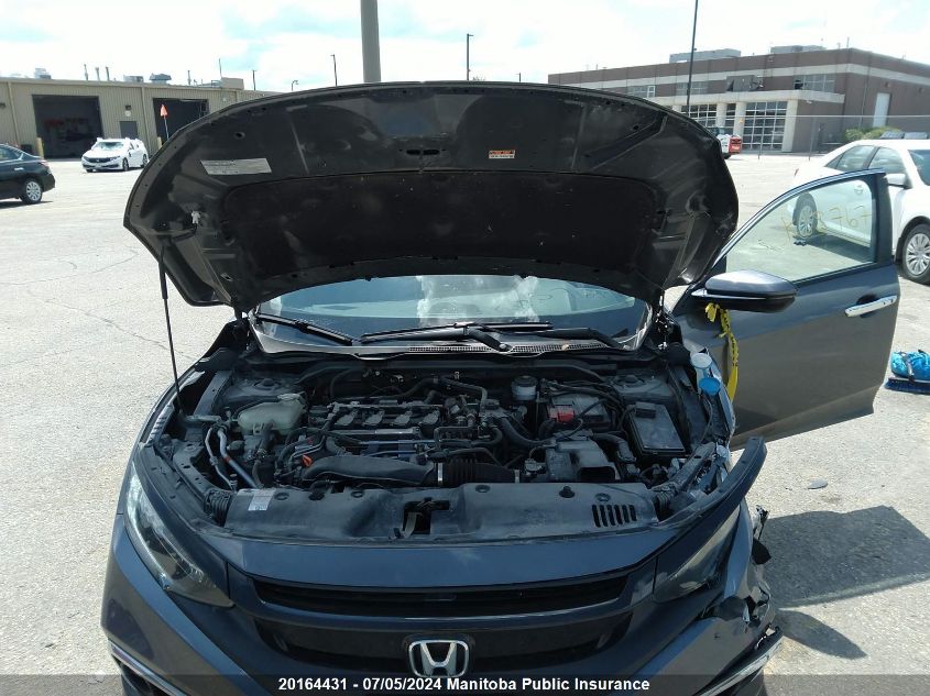 2019 Honda Civic Touring VIN: 2HGFC1F94KH104424 Lot: 20164431