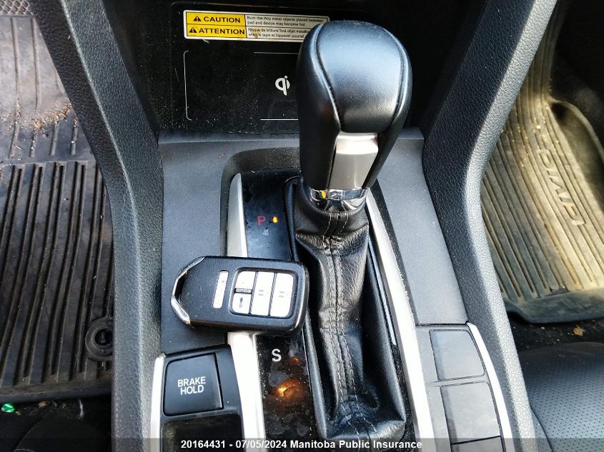 2019 Honda Civic Touring VIN: 2HGFC1F94KH104424 Lot: 20164431