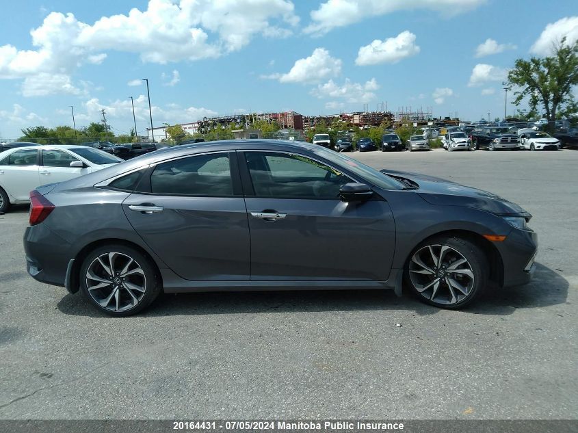 2019 Honda Civic Touring VIN: 2HGFC1F94KH104424 Lot: 20164431