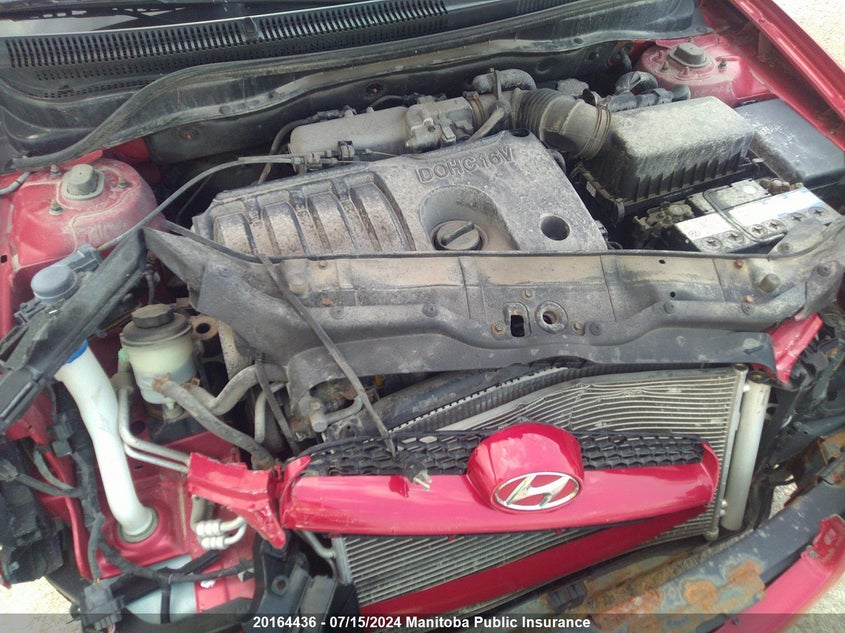 2011 Hyundai Accent Gl VIN: KMHCN3BCXBU207252 Lot: 20164436