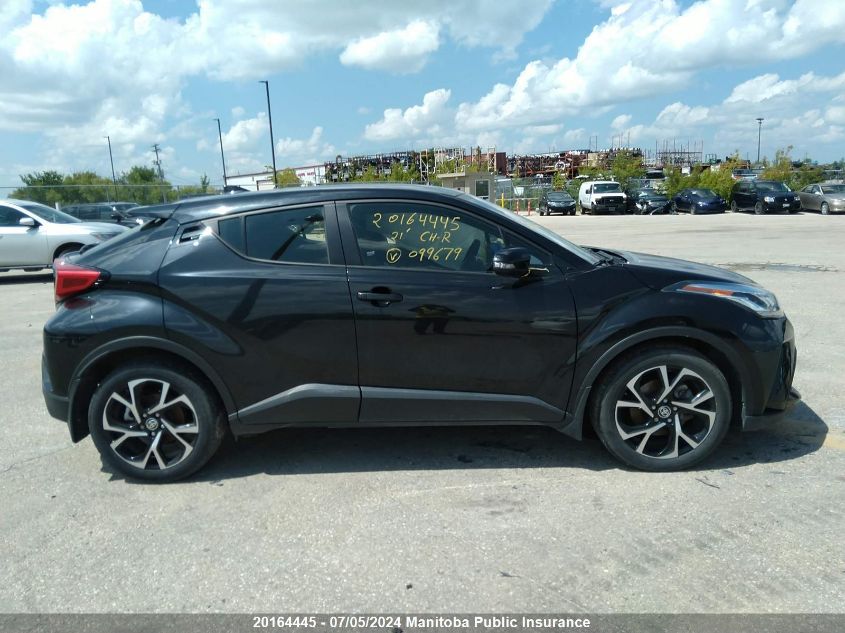 2021 Toyota C-Hr Xle Premium VIN: JTNKHMBX8M1099679 Lot: 20164445