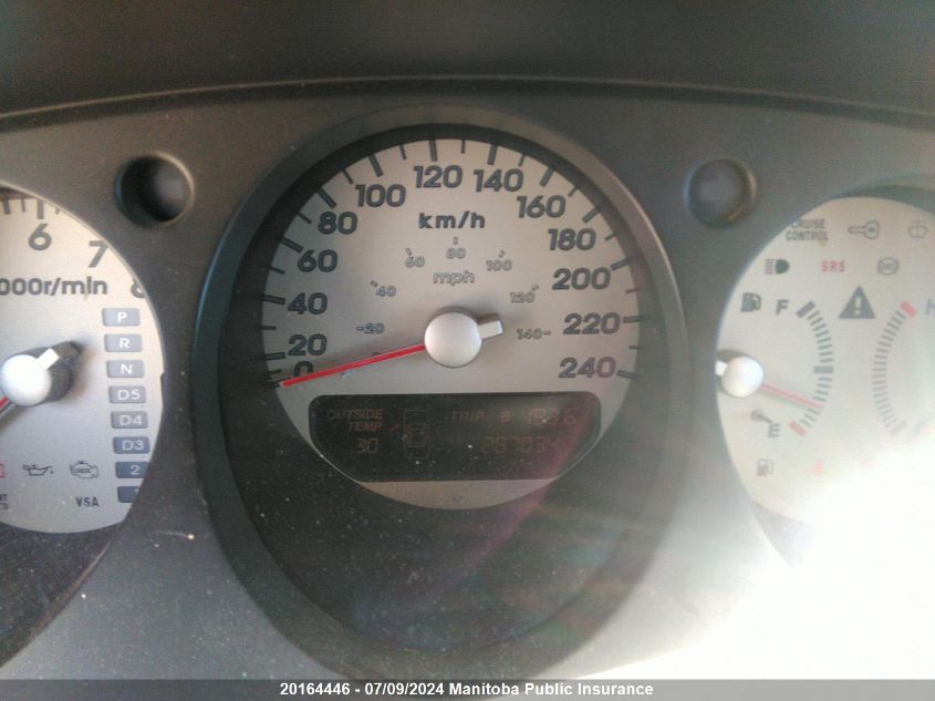 2001 Acura 3.2 Cl Type S VIN: 19UYA42601A801114 Lot: 20164446