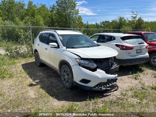 2016 Nissan Rogue S VIN: 5N1AT2MV8GC875327 Lot: 20164511