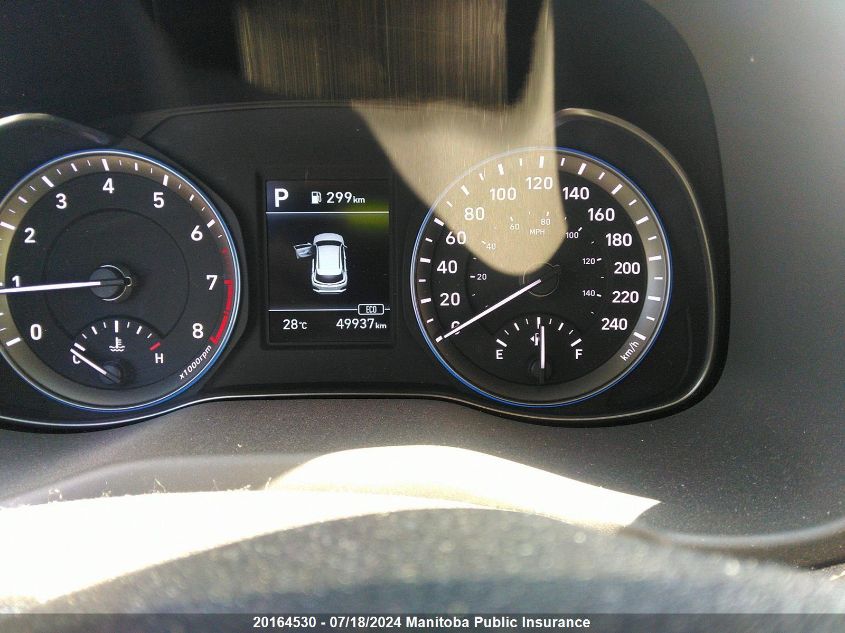 2019 Hyundai Kona Preferred VIN: KM8K2CAA2KU362754 Lot: 20164530