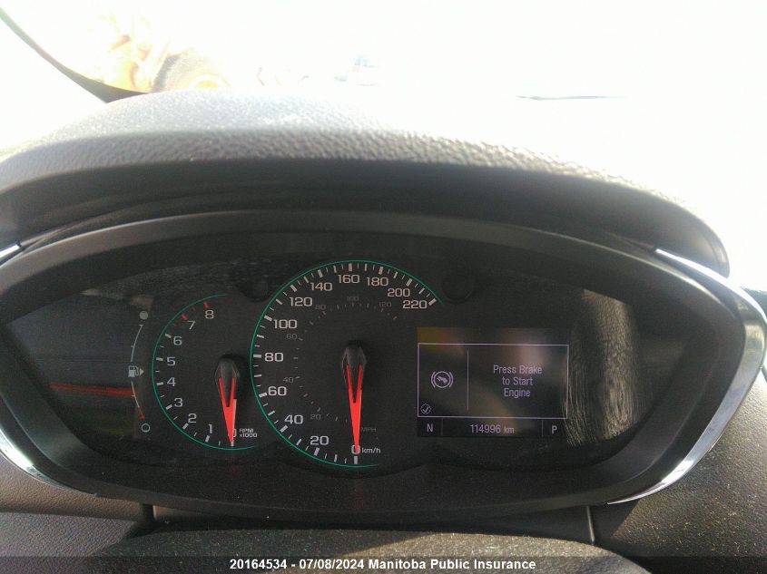 2019 Chevrolet Trax Lt VIN: 3GNCJPSB3KL299871 Lot: 20164534