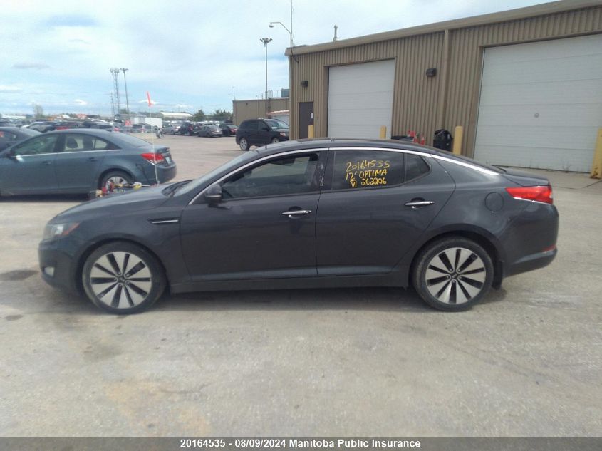 2012 Kia Optima VIN: KNAGN4A72C5262206 Lot: 20164535