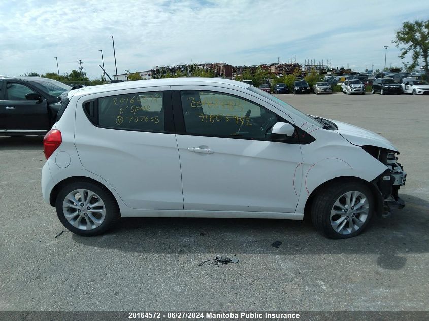 2021 Chevrolet Spark Lt VIN: KL8CD6SA3MC737605 Lot: 20164572