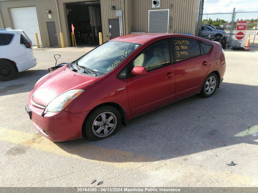 2008 Toyota Prius VIN: JTDKB20U087747182 Lot: 20164590