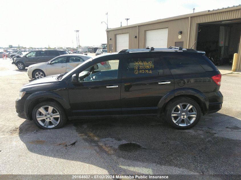 2012 Dodge Journey R/T VIN: 3C4PDDFG1CT273762 Lot: 20164607
