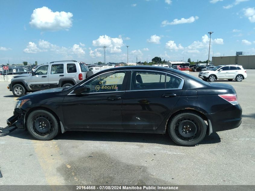 2009 Honda Accord Ex-L VIN: 1HGCP26879A800188 Lot: 20164668