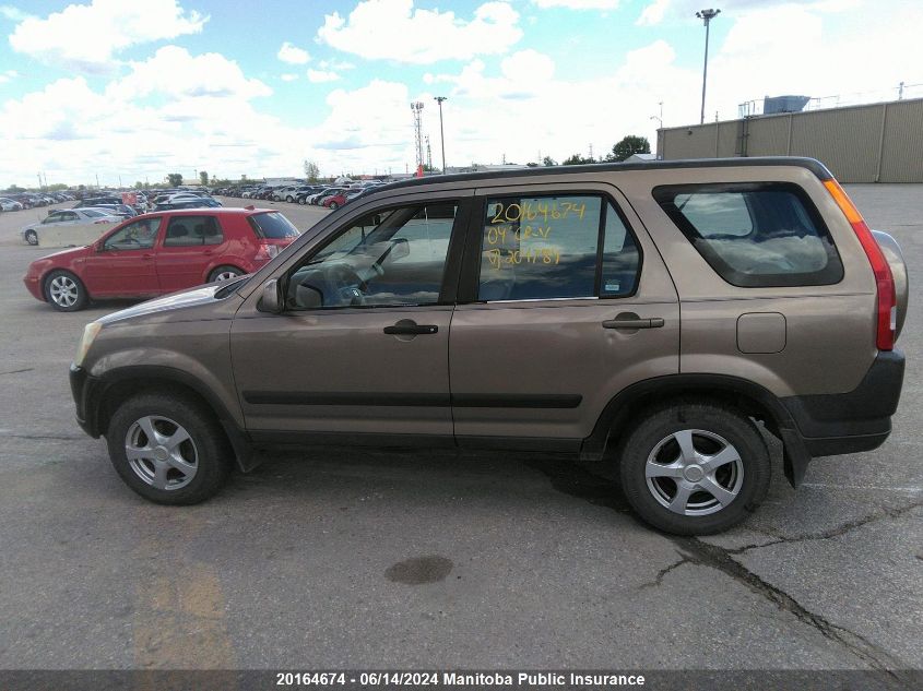 2004 Honda Cr-V Lx VIN: SHSRD68474U204784 Lot: 20164674
