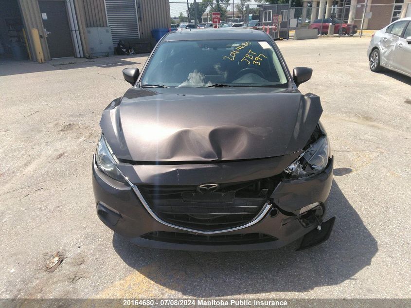 2016 Mazda Mazda3 Sport Gs Sky VIN: 3MZBM1L71GM274730 Lot: 20164680