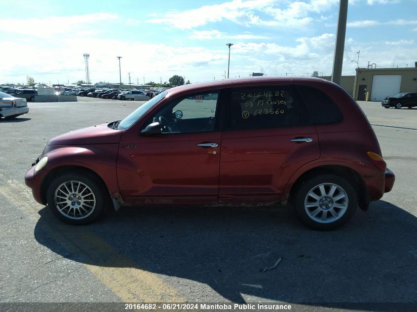 2003 Chrysler Pt Cruiser Touring Edition VIN: 3C4FY58BX3T623560 Lot: 20164682