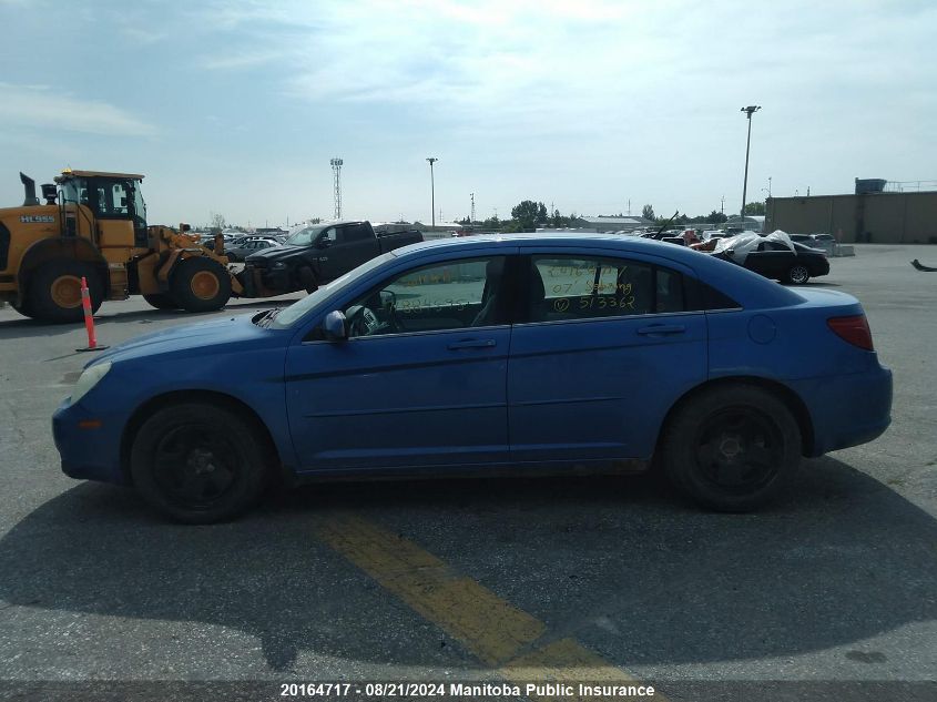 2007 Chrysler Sebring Touring VIN: 1C3LC56RX7N513362 Lot: 20164717