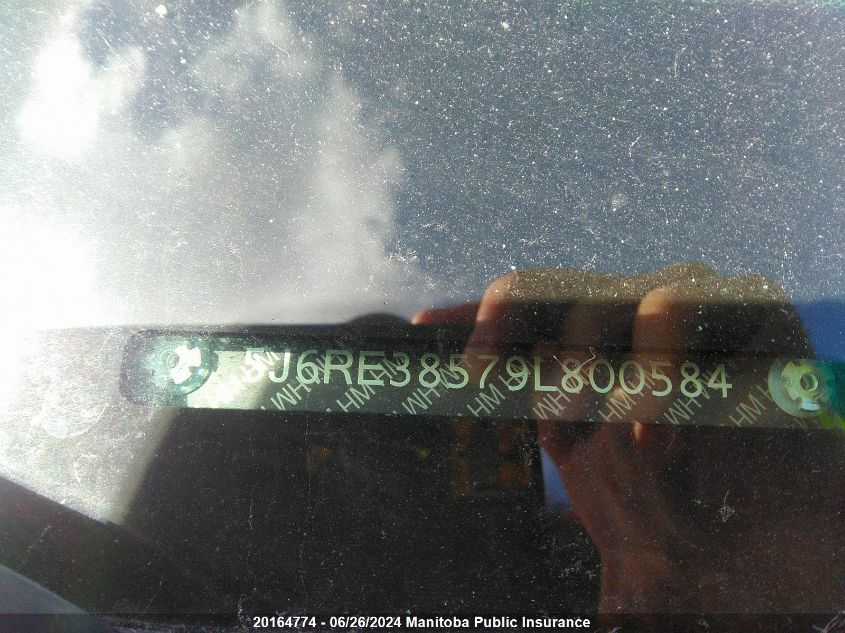 2009 Honda Cr-V Ex VIN: 5J6RE38579L800584 Lot: 20164774