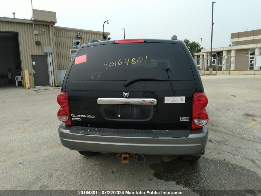 2005 Dodge Durango Slt VIN: 1D4HB48D05F619491 Lot: 20164801