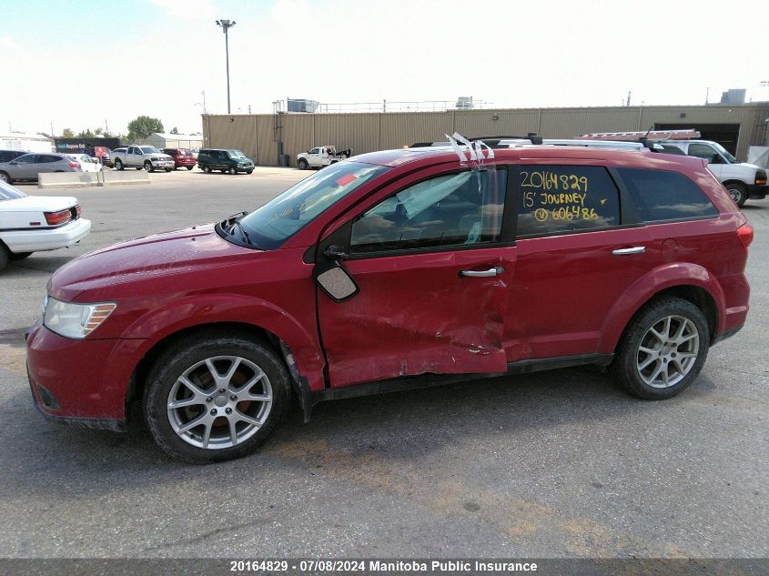 2015 Dodge Journey R/T VIN: 3C4PDDFG9FT606486 Lot: 20164829