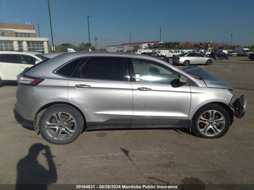 2017 Ford Edge Titanium VIN: 2FMPK4K89HBC28796 Lot: 20164831