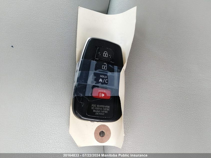 2020 Toyota Prius Prime VIN: JTDKARFP8L3134370 Lot: 20164833