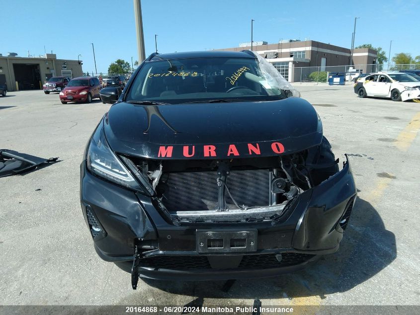 2022 Nissan Murano Sl VIN: 5N1AZ2CS2NC128521 Lot: 20164868