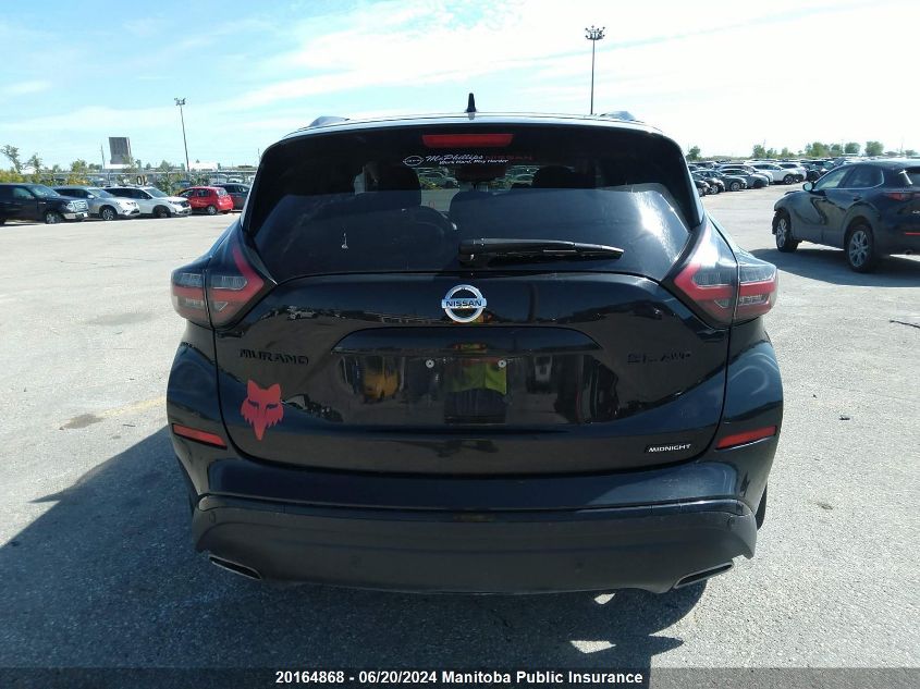 2022 Nissan Murano Sl VIN: 5N1AZ2CS2NC128521 Lot: 20164868