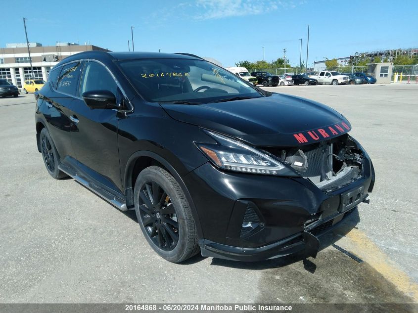 2022 Nissan Murano Sl VIN: 5N1AZ2CS2NC128521 Lot: 20164868