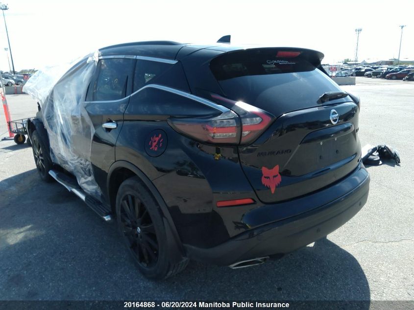 2022 Nissan Murano Sl VIN: 5N1AZ2CS2NC128521 Lot: 20164868