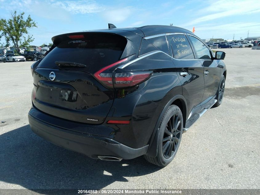 2022 Nissan Murano Sl VIN: 5N1AZ2CS2NC128521 Lot: 20164868