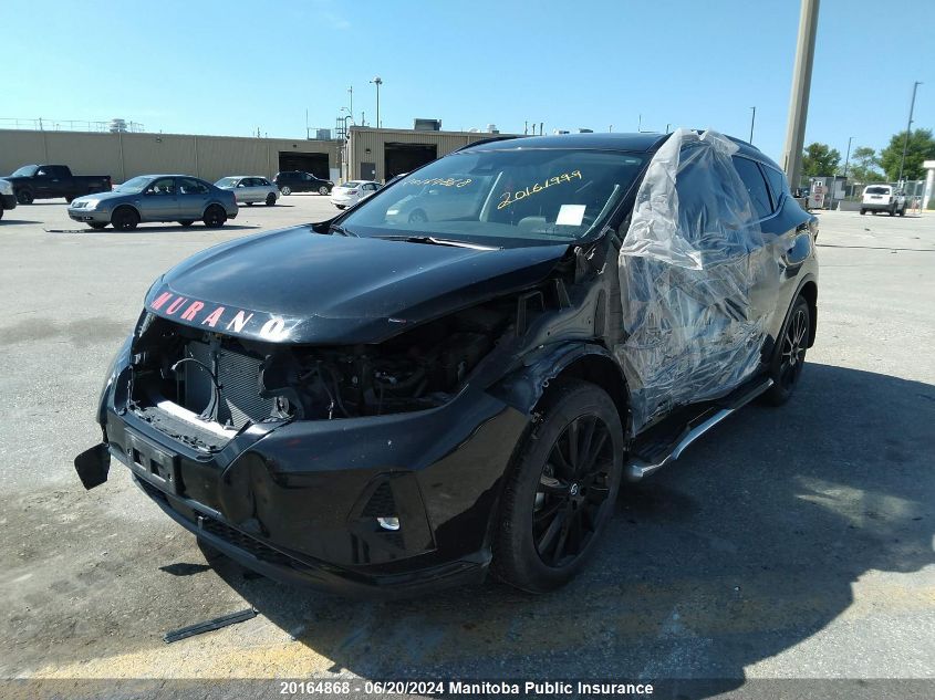 2022 Nissan Murano Sl VIN: 5N1AZ2CS2NC128521 Lot: 20164868