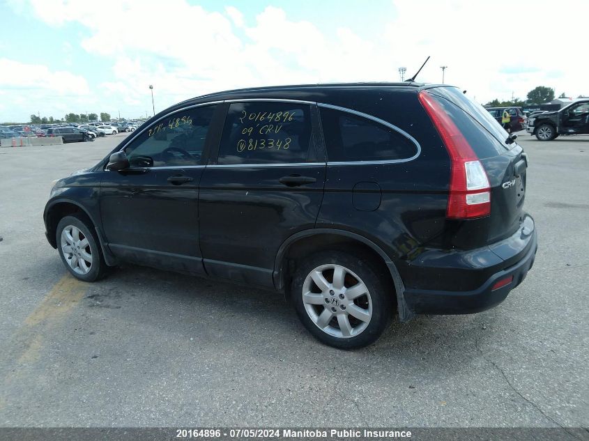 2009 Honda Cr-V Lx VIN: 5J6RE483X9L813348 Lot: 20164896