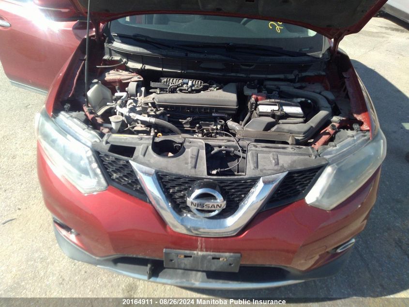 2014 Nissan Rogue Sv VIN: 5N1AT2MV5EC846283 Lot: 20164911