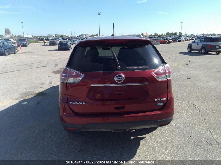 2014 Nissan Rogue Sv VIN: 5N1AT2MV5EC846283 Lot: 20164911