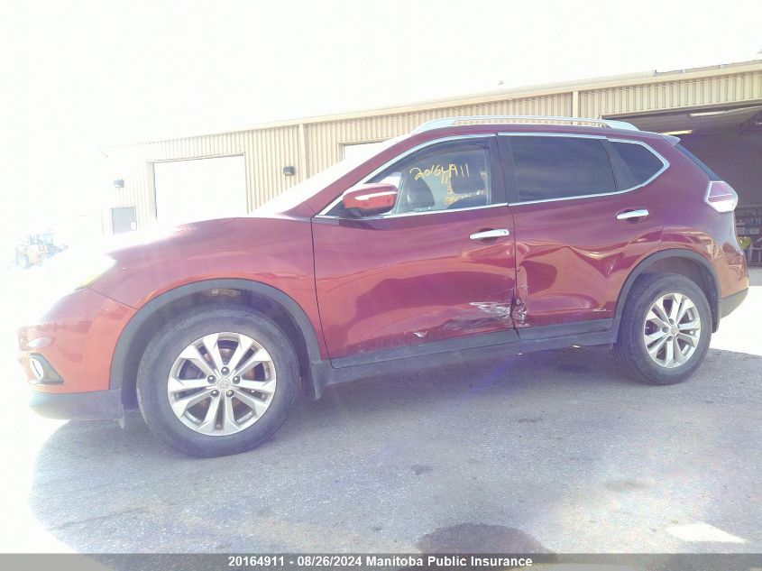 2014 Nissan Rogue Sv VIN: 5N1AT2MV5EC846283 Lot: 20164911