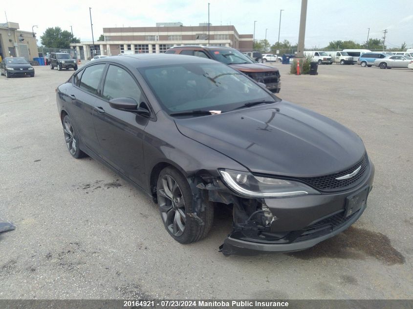 2015 Chrysler 200 S V6 VIN: 1C3CCCBG8FN740055 Lot: 20164921