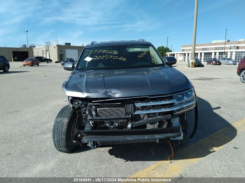 2019 Volkswagen Atlas Comfortline VIN: 1V2LR2CA7KC591575 Lot: 20164941