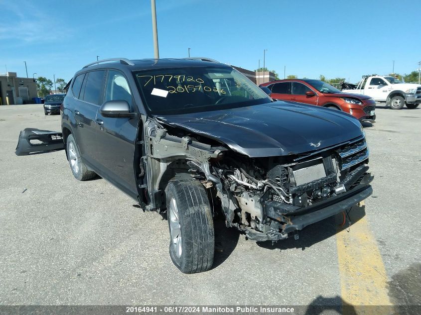 2019 Volkswagen Atlas Comfortline VIN: 1V2LR2CA7KC591575 Lot: 20164941