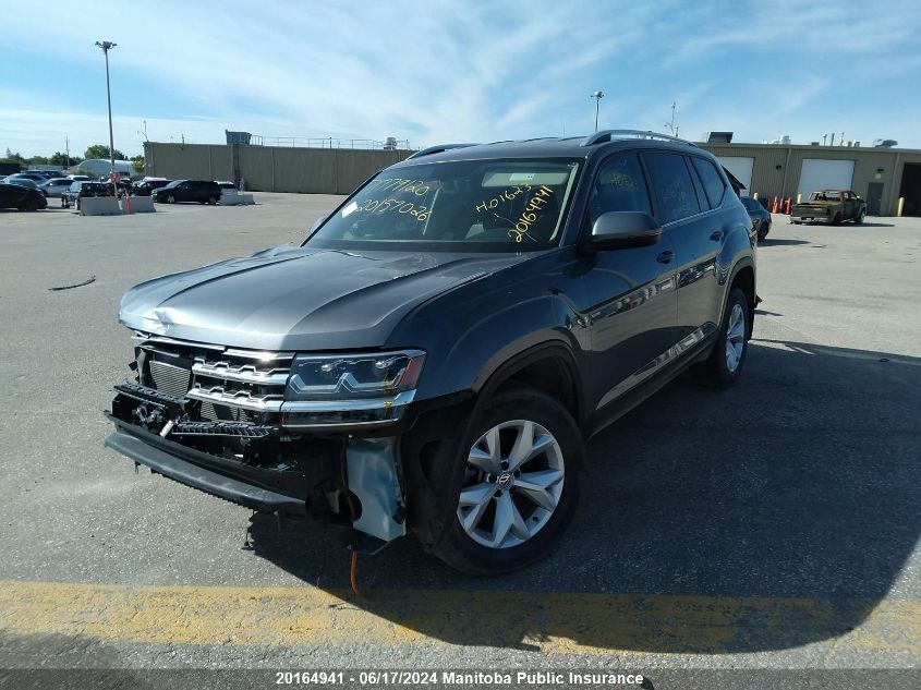 2019 Volkswagen Atlas Comfortline VIN: 1V2LR2CA7KC591575 Lot: 20164941