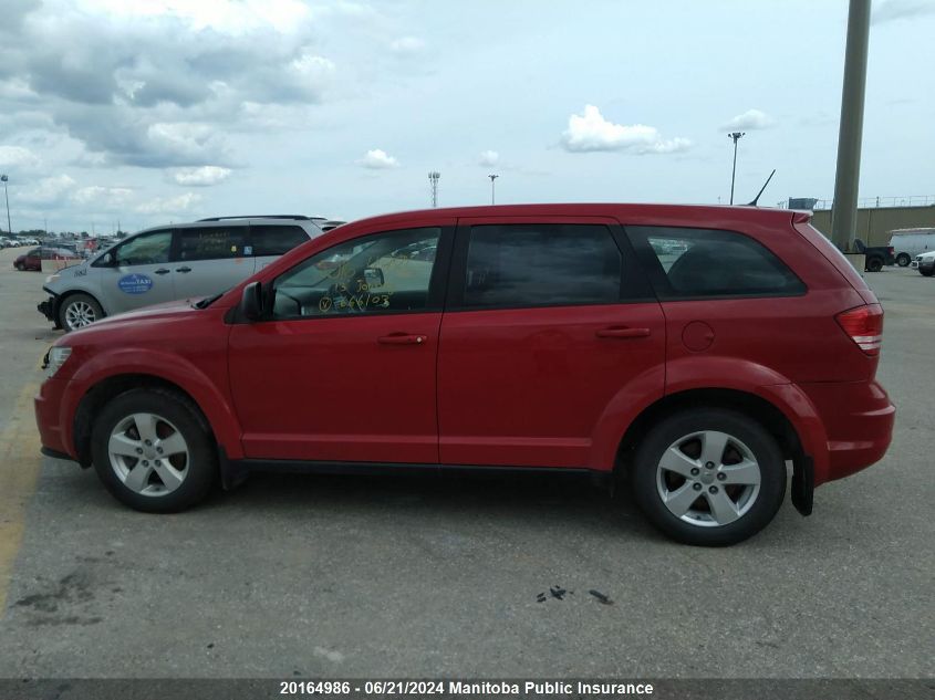 2013 Dodge Journey Se VIN: 3C4PDCABXDT666103 Lot: 20164986